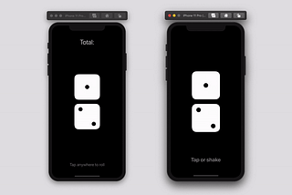 Dice Cubes: Making my first app