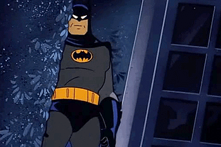 Cartoon of Batman giving a thumbs up