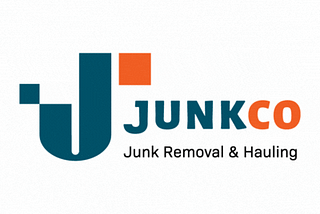 Logo formatting options for Junk Removal business branding in an animated GIF