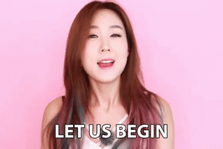 GIF with the inscription; “Let Us Begin’’