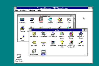 DOOM fire effect in C# running on Windows NT 3.51