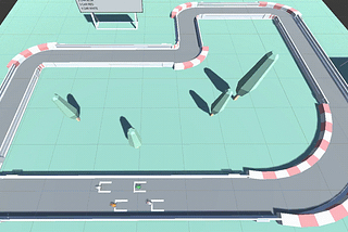 Self-Driving Car with Reinforcement Learning in Unity
