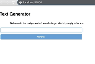 Build a Text Generator Web App in under 50 Lines of Python