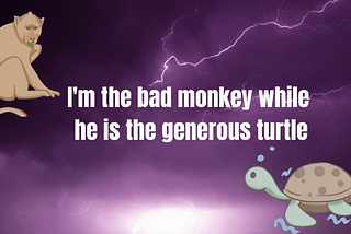 The Astute Monkey & The Innocent Turtle