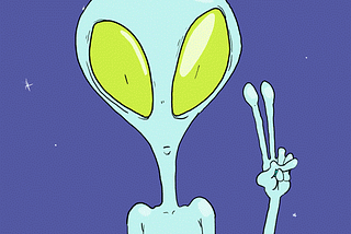 Maybe I like aliens so much because I feel like one
