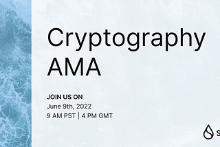 Recap Sui AMA: Cryptography