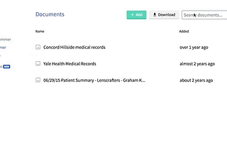 Store, search, and share your medical records with PatientBank