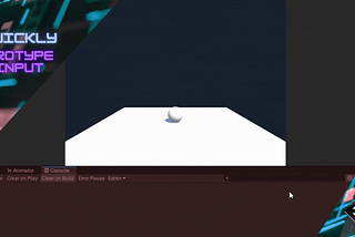 Rapid Prototyping w/ New Unity Input System