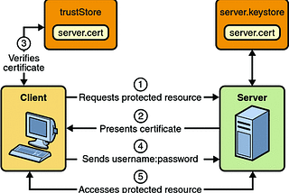 How to download SSL certs from kubernetes pod with cypress tests