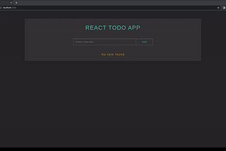 React Todo App Tutorial