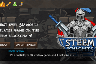 Steem Knights — New Strategy Game , Open Beta in a few days! Join now!