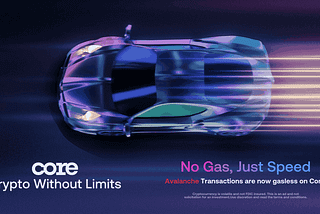 Core Wallet Launches Gasless Transactions on Avalanche