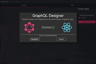 Build a full stack Express GraphQL API with GraphQL Designer in a few minutes.
