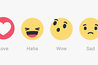 Reazioni di Facebook: Emozioni anche nelle pagine più aride