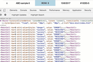 Rendering React elements into Infinite Scrollable tables using the Least Recently Used (LRU) cache…