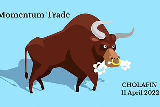 Momentum Trade — Cholamandalam — 11 April 2022