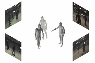 Shape-aware Multi-Person Pose Estimation from Multi-View Images