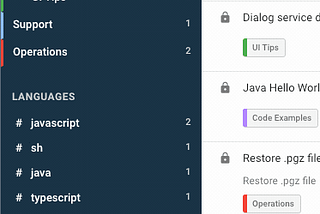 Introducing Nested Labels