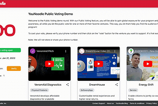 Introducing YouNoodle's Public Voting: The feature that will change your program