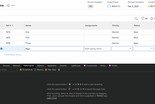 Using the performance tab, you can find out what JavaScript has ran during a given period of time.