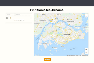 Building a React “Ice Cream finder” app with the Google Maps API