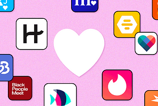 Logos of dating apps