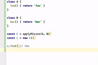 A better type inference for class mixins in TypeScript 3.x