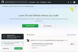 Getting started with Git for Version Control.