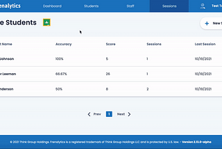 Frenalytics | 2021 Q3 Progress Report