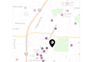How to show a map within X meters of X location in Tableau