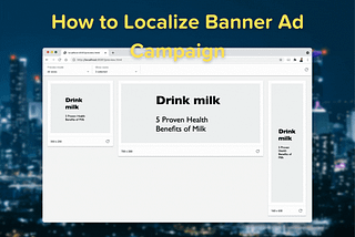 How to Localize Banner Ad Campaign