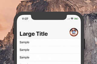 How to build resizing Image in Navigation Bar with Large Title