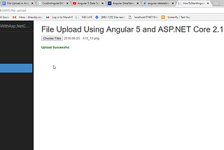 How To Upload File In Angular With ASP.NET Core 2.1