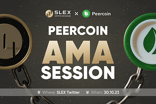 Exclusive Peercoin AMA Session on SLEX Exchange Twitter