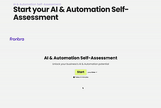 AI & Automation Self-Assessment