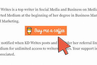 How to Add “Buy Me a Coffee” Button to Your Stories On Medium