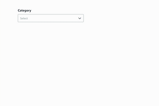 Proposed process — using a multi-select dropdown