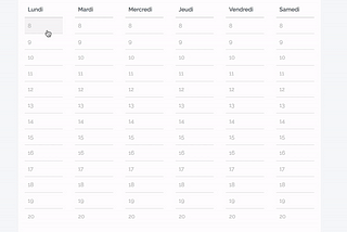 Create a (micro)calendar with VueJS and good old Bootstrap in a breeze