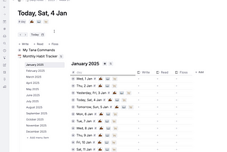 How to Create a Habit Tracker in Tana (For Beginners)