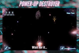 An Enemy That Destroys Power-Ups