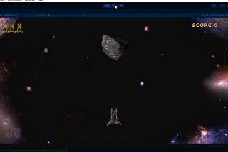 My journey becoming a Unity game developer: Asteroid starting 1st wave