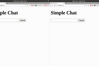 Creating a simple chat using NodeJS and Socket.IO
