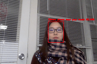 Face mask detector using FaceNet — Live streaming