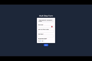 Using Multi Step Form in wordpress