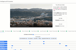See what Video Intelligence API can do with this visualisation tool
