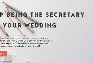 Why I quit my job at Amazon to become a wedding planner