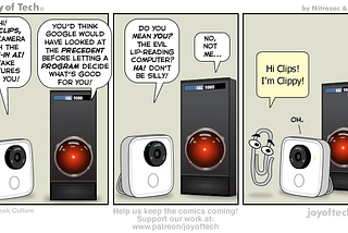 Google’s new Clips camera meets the HAL 9000…