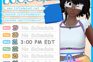 🟦📅 This Weeks Schedule 📅🟦