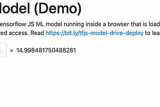 Securely deploy your Tensorflow JS model via Google App Script