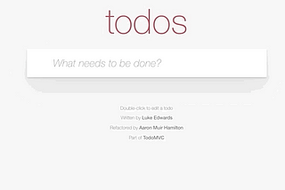 Screen recording showing TodoMVC navigation after removing the CSS outline: 0;